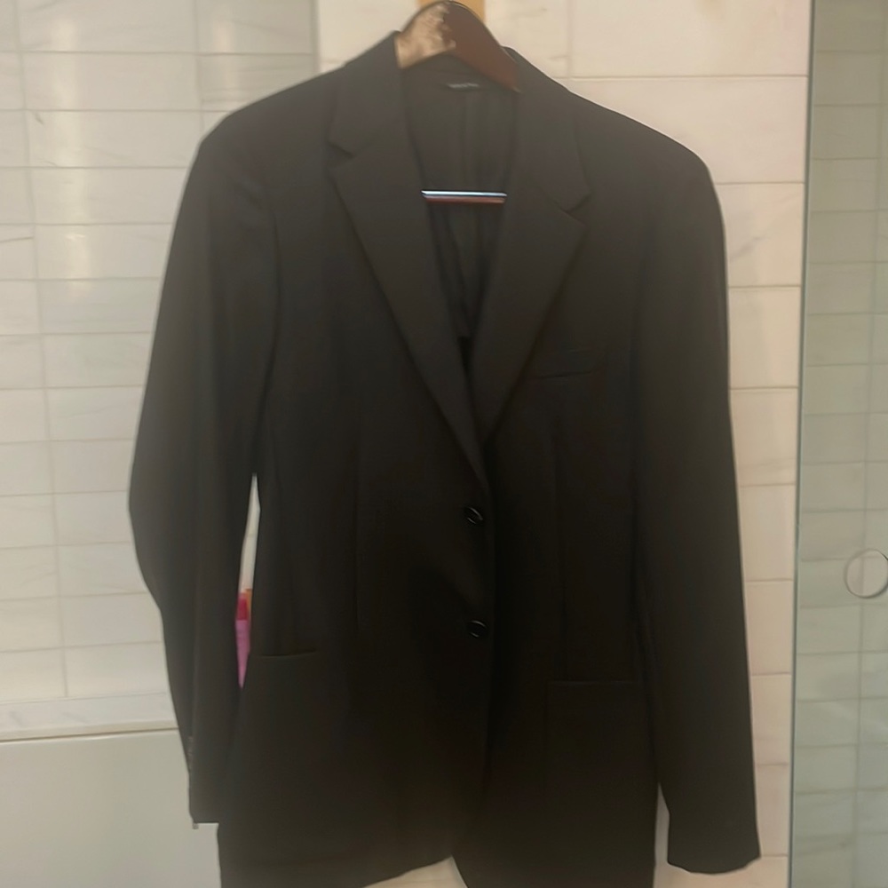 Brown black check worn once Prada sportcoat. Bought in store in NYC